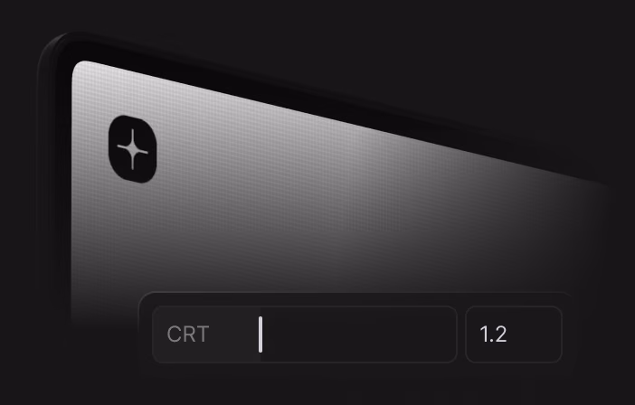CRT screen effect